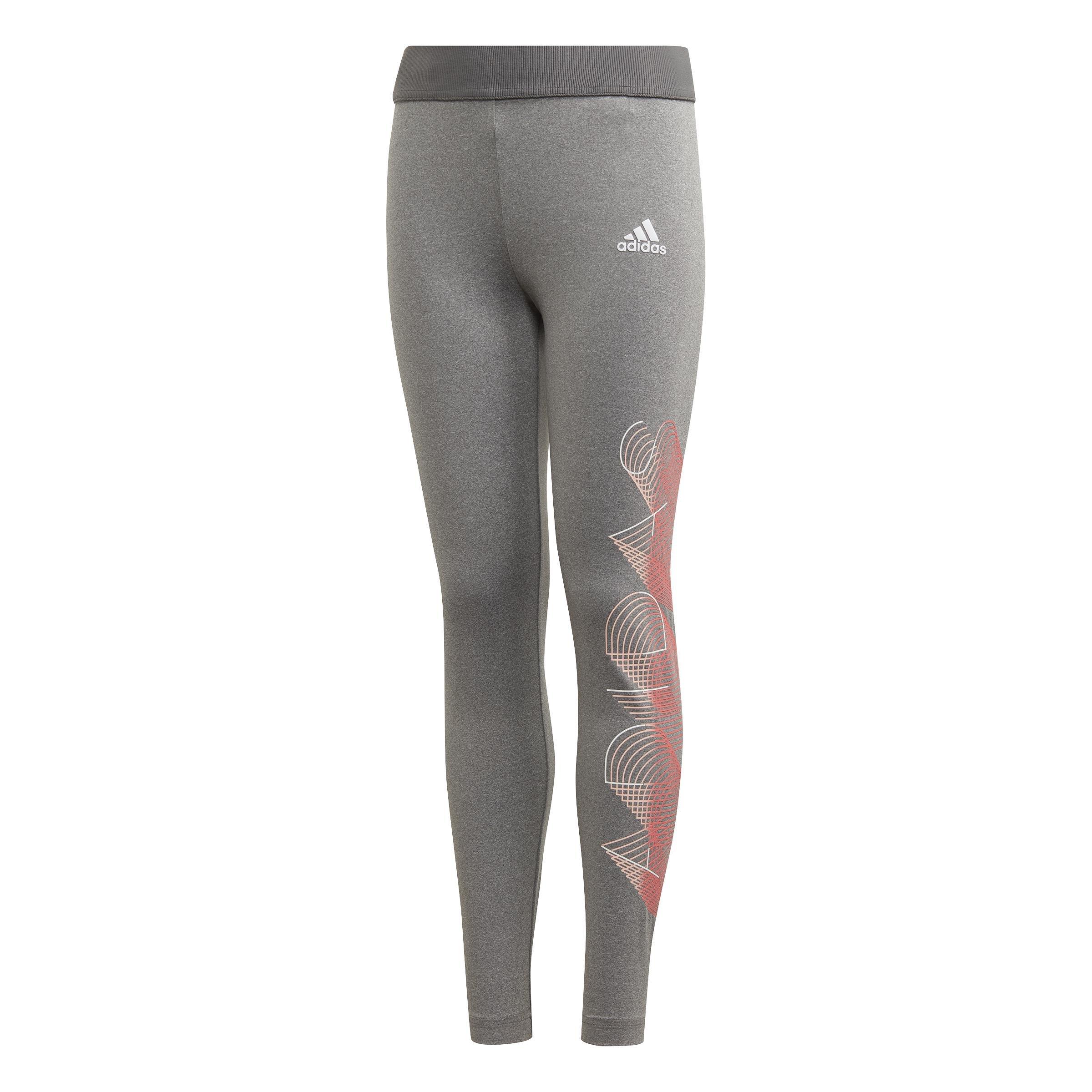 Kids Up2Mv Aeroready Leggings, Grey, A901_ONE, large image number 2