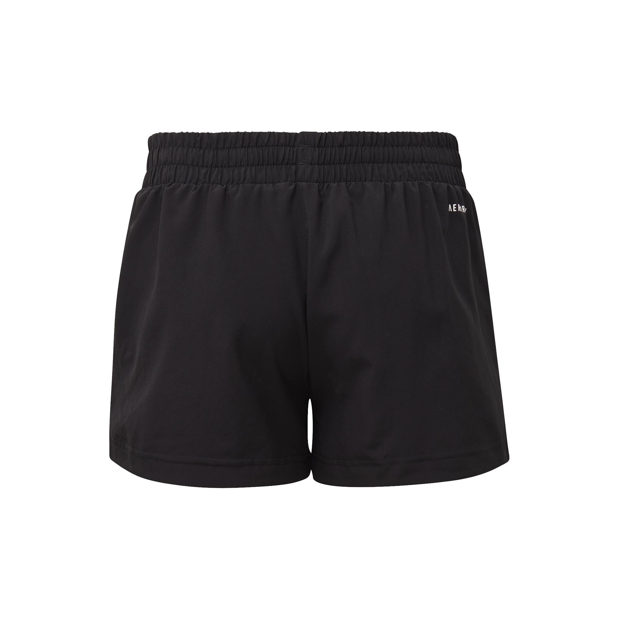 Kids Aeroready Woven Shorts, Black, , large image number 1