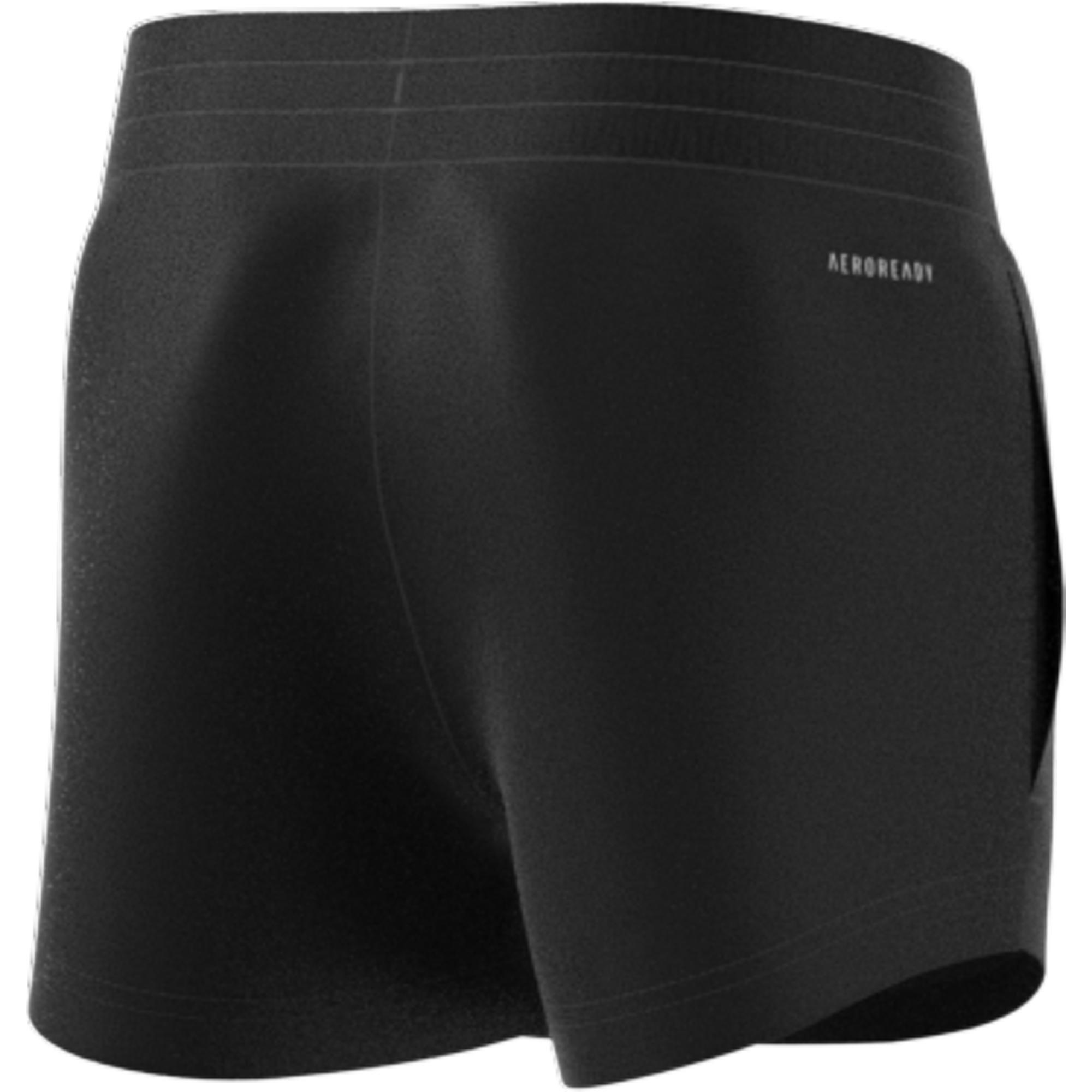 Kids Aeroready Woven Shorts, Black, , large image number 4