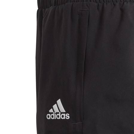 Kids Girls Aeroready Woven Shorts, Black, A901_ONE, large image number 6
