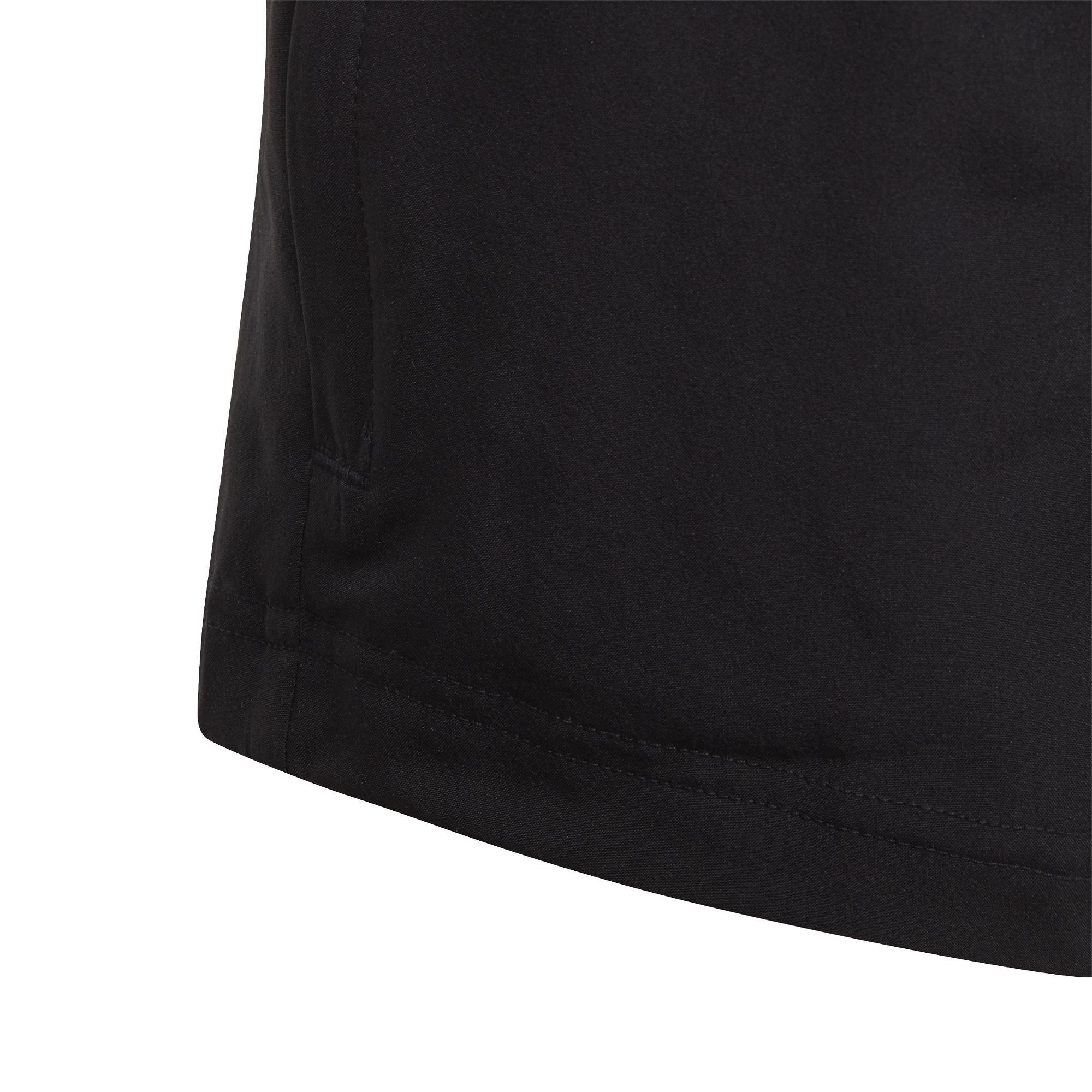 Kids Girls Aeroready Woven Shorts, Black, A901_ONE, large image number 7