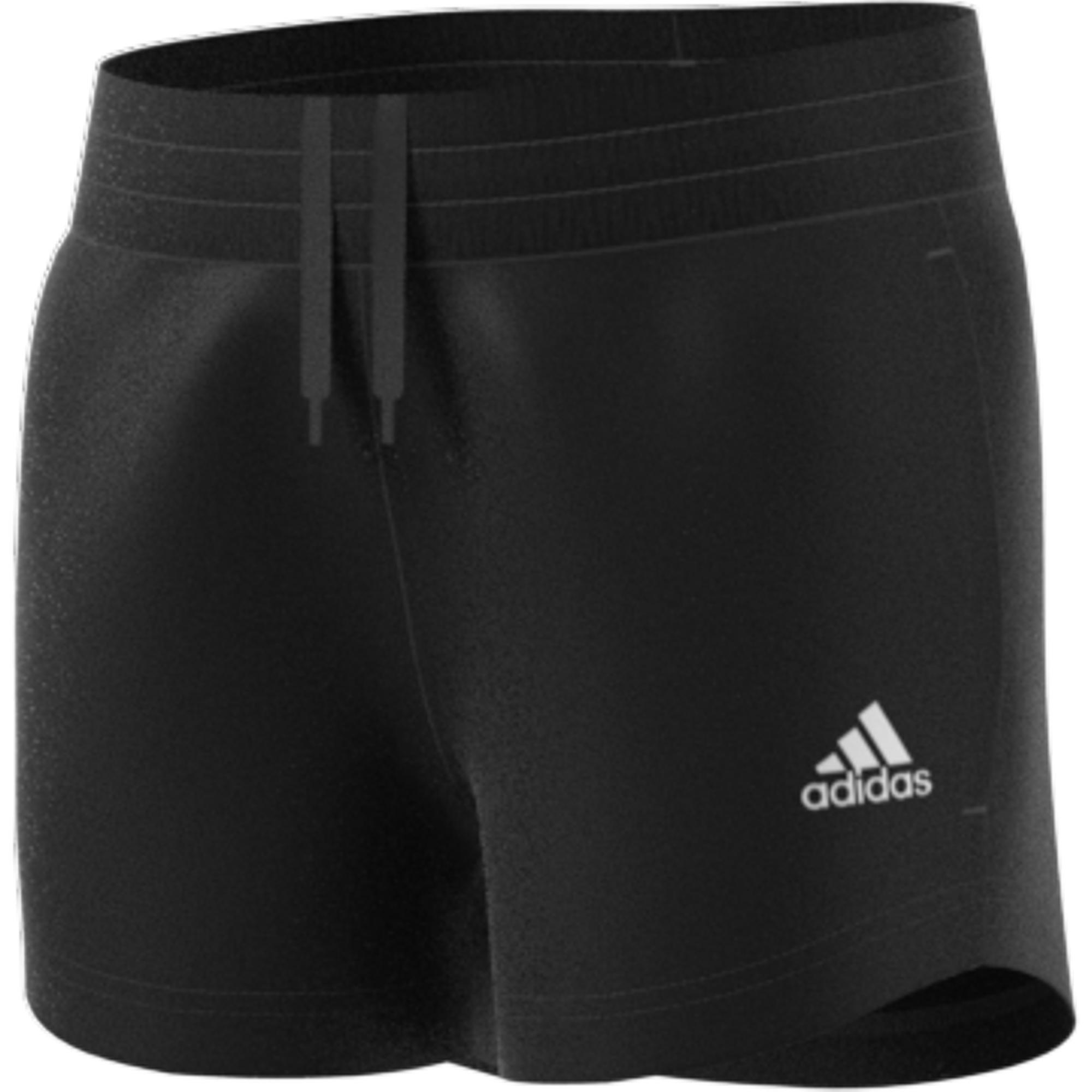 Kids Girls Aeroready Woven Shorts, Black, A901_ONE, large image number 15