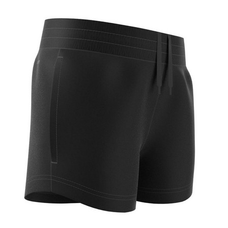 Kids Girls Aeroready Woven Shorts, Black, A901_ONE, large image number 17