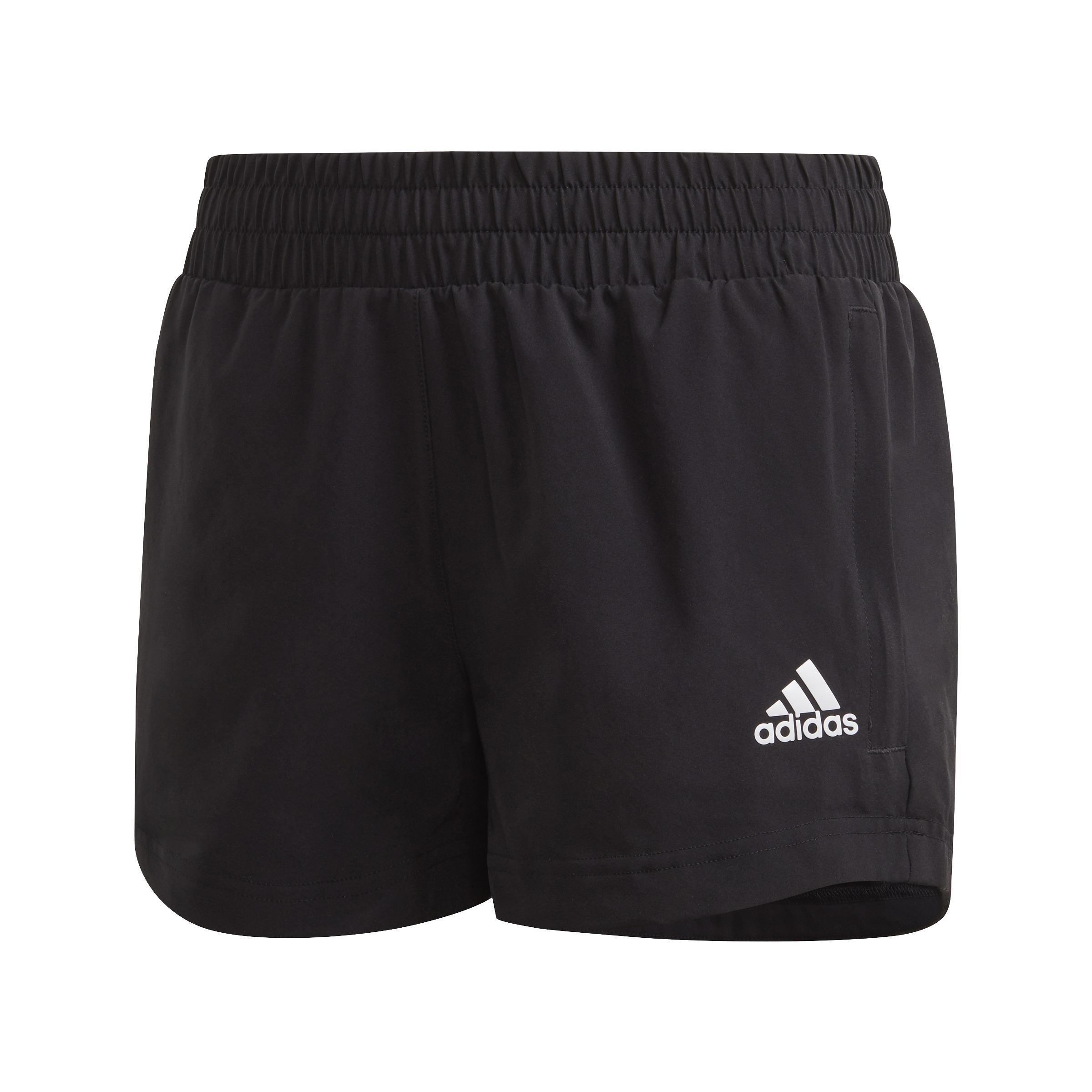 Kids Aeroready Woven Shorts, Black, , large image number 21