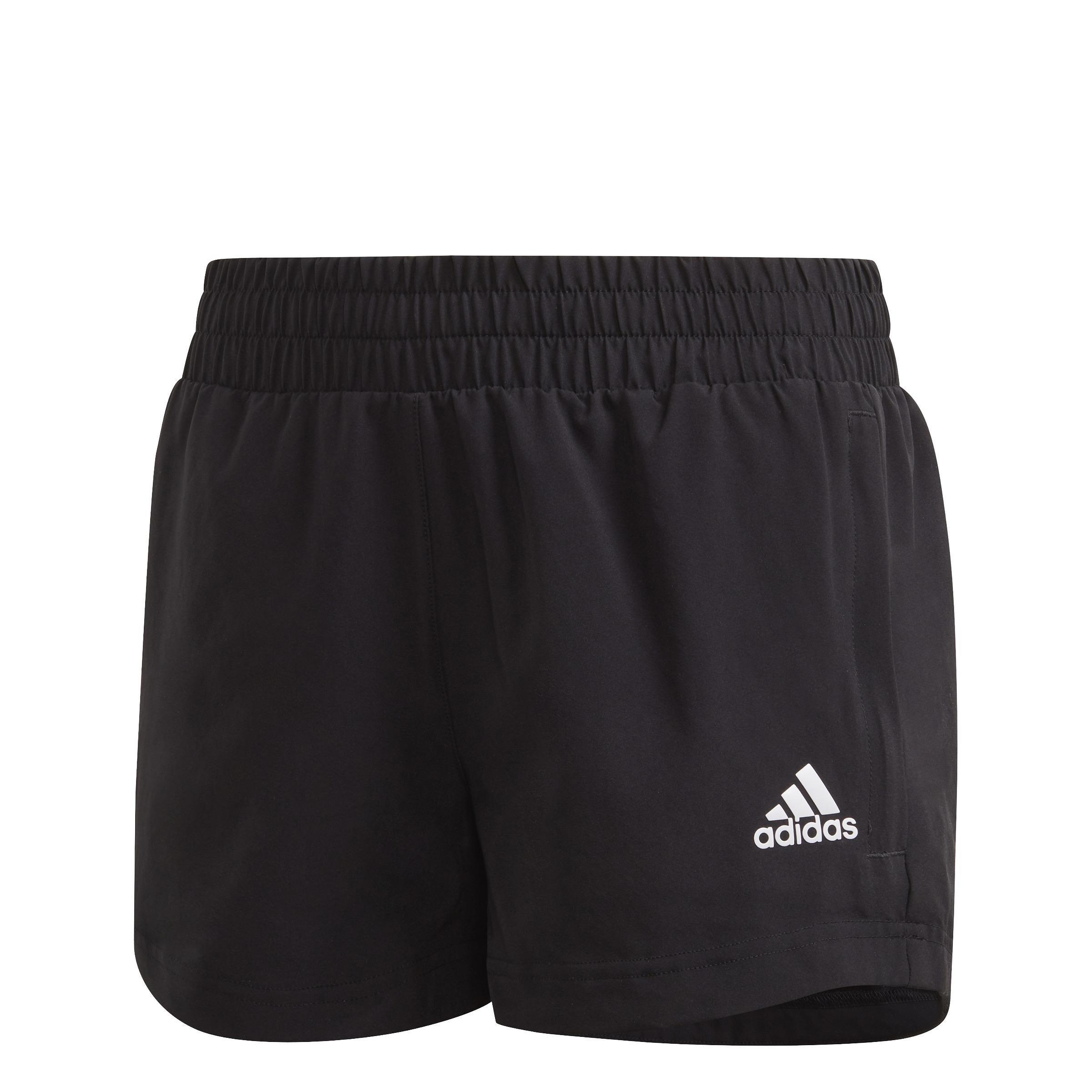Kids Aeroready Woven Shorts, Black, , large image number 22