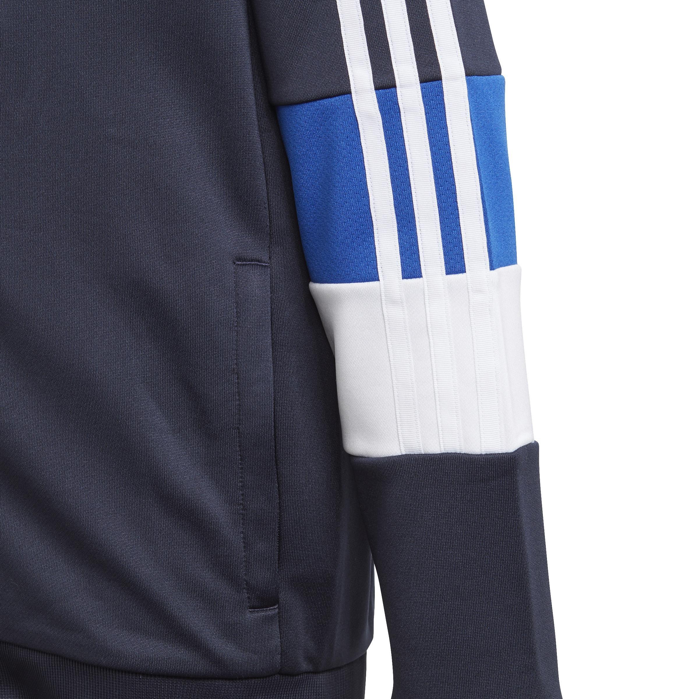 Kids Boys Must Haves Aeroready 3-Stripes Full-Zip Hoodie, Navy, A901_ONE, large image number 2