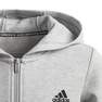 Kids Boys 3-Stripes Doubleknit Full-Zip Hoodie, Grey, A901_ONE, thumbnail image number 4
