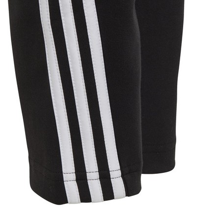 Kids Boys 3-Stripes Doubleknit Tapered Leg Tracksuit Bottoms, Black, A901_ONE, large image number 4