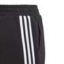 Kids Boys 3-Stripes Doubleknit Tapered Leg Tracksuit Bottoms, Black, A901_ONE, thumbnail image number 5