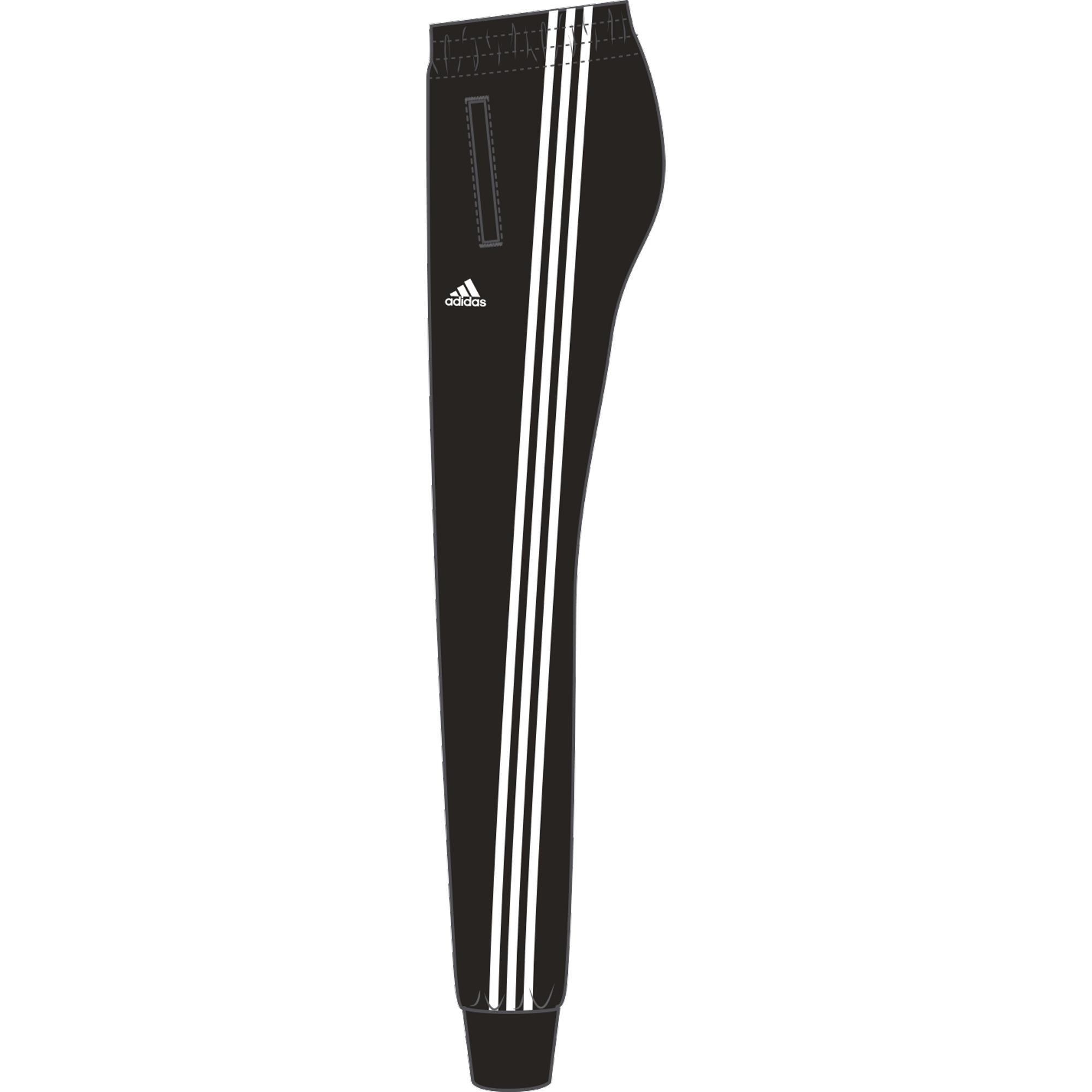 Kids 3-Stripes Tapered Leg Tracksuit Bottoms, Black, , large image number 8