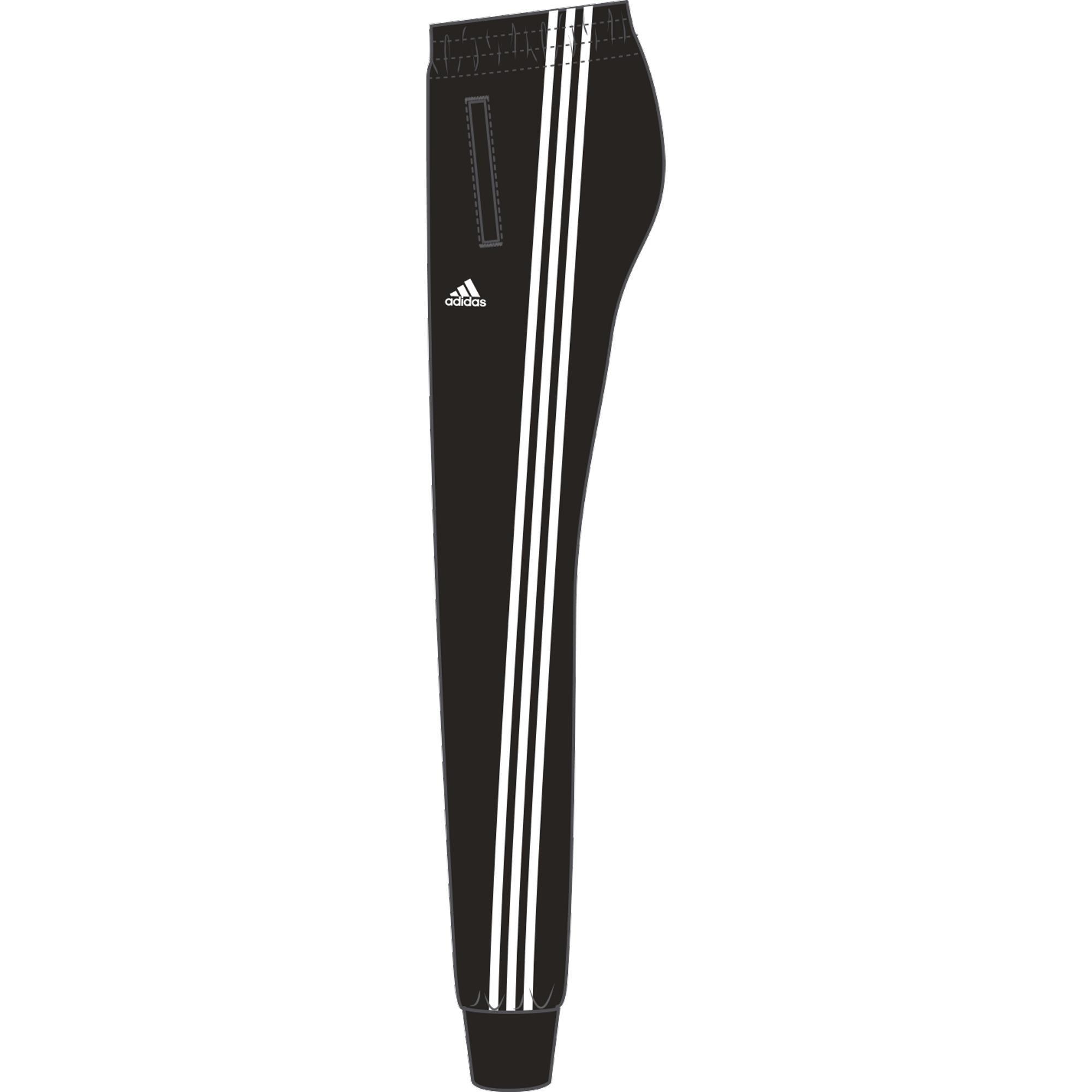 Kids Girls 3-Stripes Tapered Leg Tracksuit Bottoms, Black, A901_ONE, large image number 8