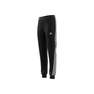 Kids Girls 3-Stripes Tapered Leg Tracksuit Bottoms, Black, A901_ONE, thumbnail image number 11