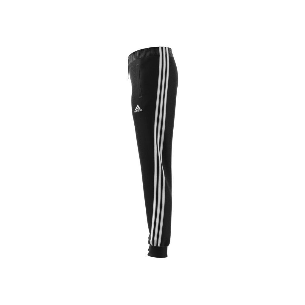 Kids 3-Stripes Tapered Leg Tracksuit Bottoms, Black, A901_ONE, large image number 14