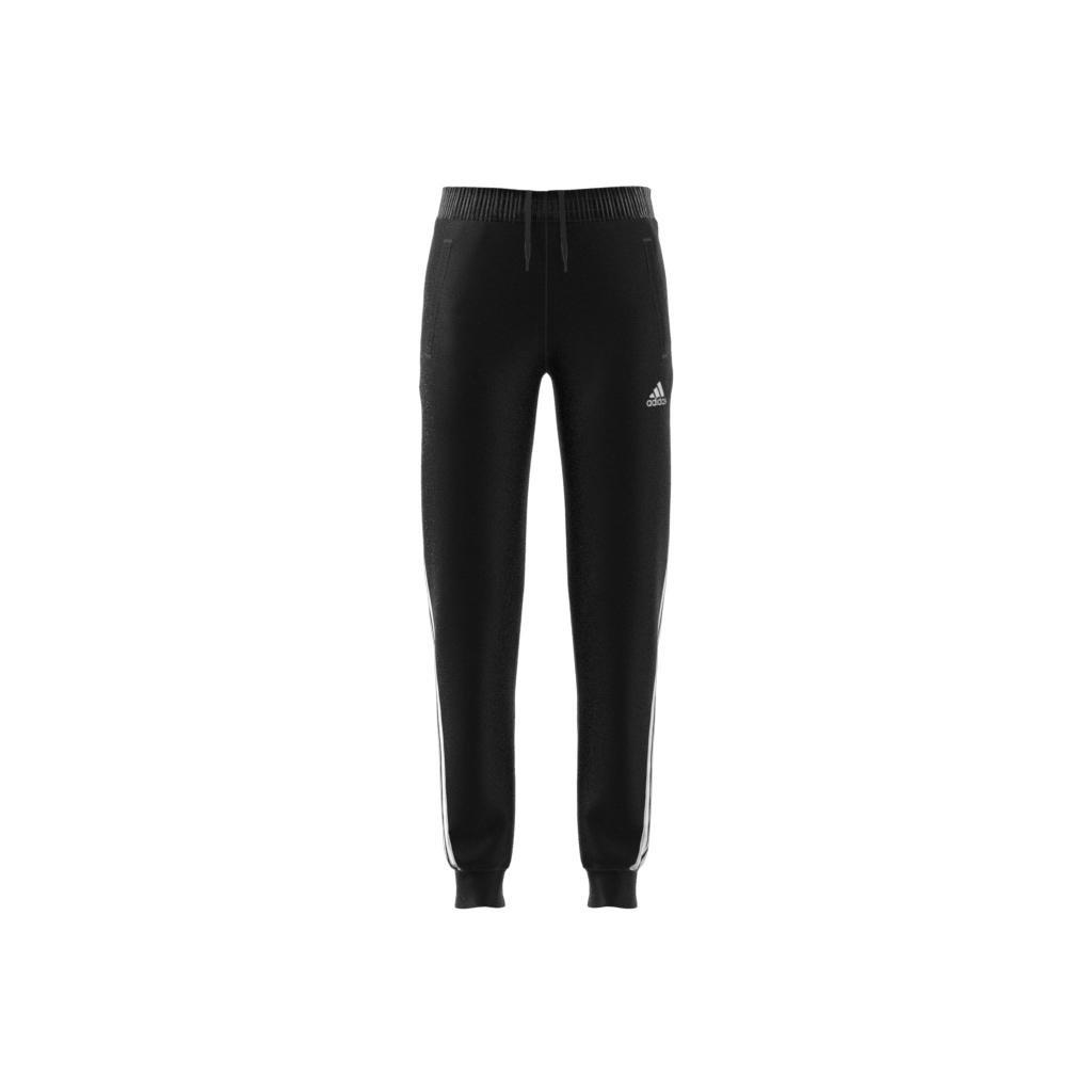 Kids Girls 3-Stripes Tapered Leg Tracksuit Bottoms, Black, A901_ONE, large image number 15