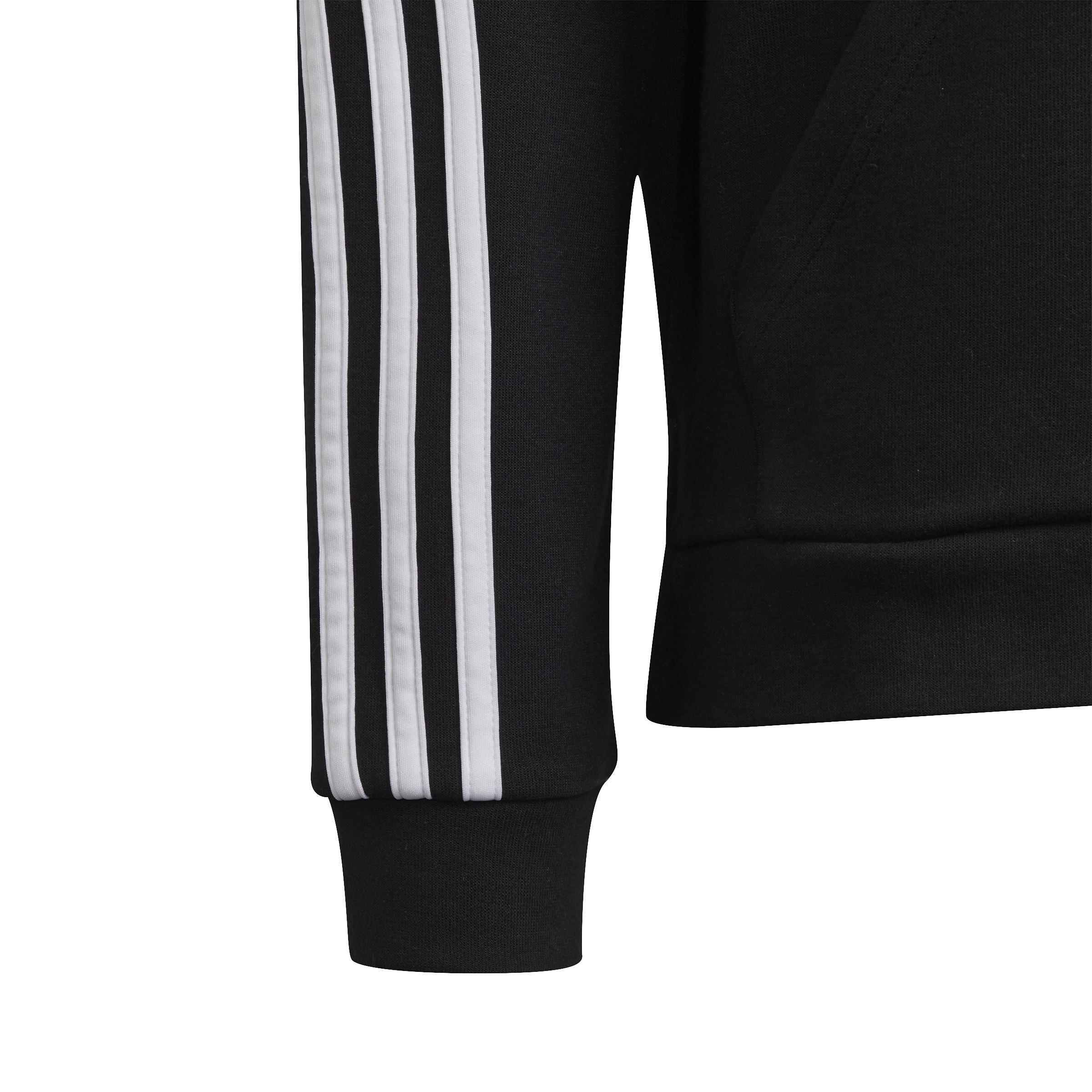 Kids 3-Stripes Full-Zip Hoodie, Black, A901_ONE, large image number 13