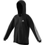 Kids 3-Stripes Full-Zip Hoodie, Black, A901_ONE, large image number 14
