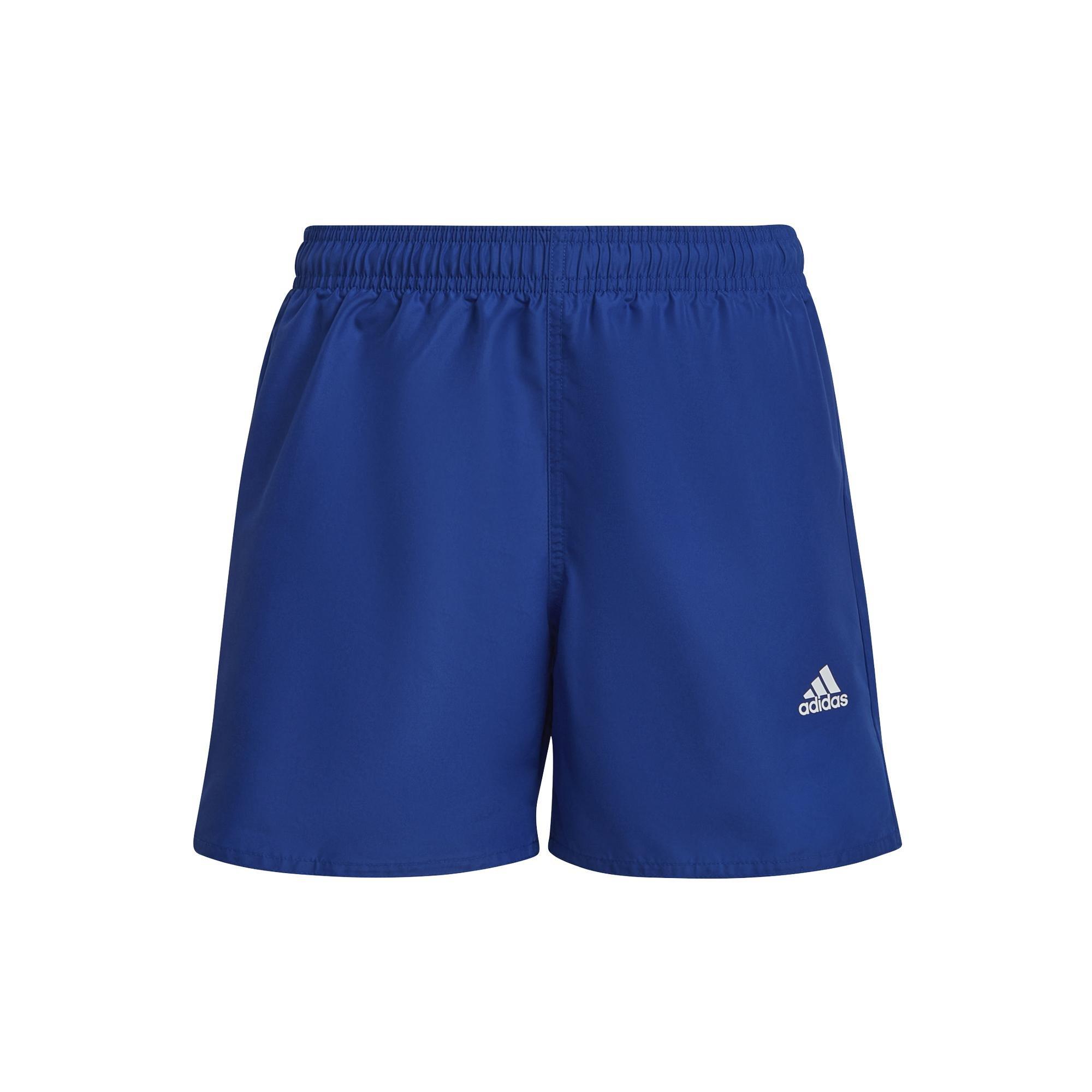 Kids Classic Badge Of Sport Swim Shorts, Blue, A901_ONE, large image number 0