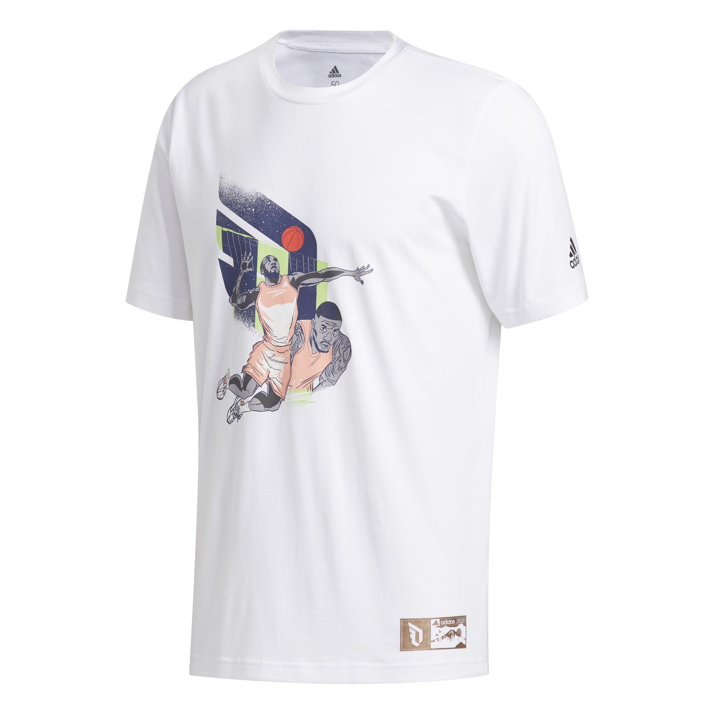 Dame Geek Up Volley T-Shirt, White, A901_ONE, large image number 0