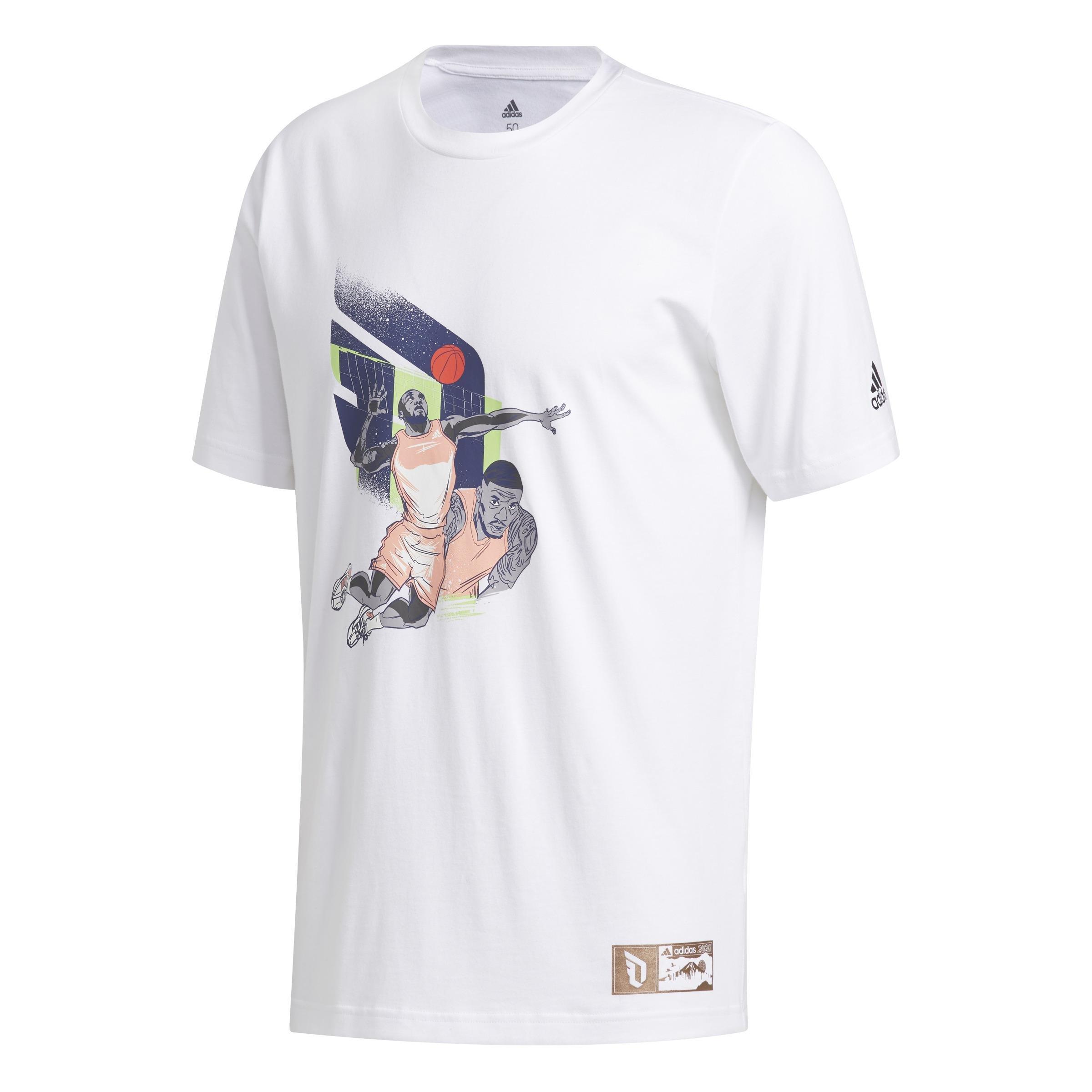 Dame Geek Up Volley T-Shirt, White, A901_ONE, large image number 2