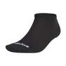 Unisex No-Show Socks 3 Pairs, Black, A901_ONE, thumbnail image number 2