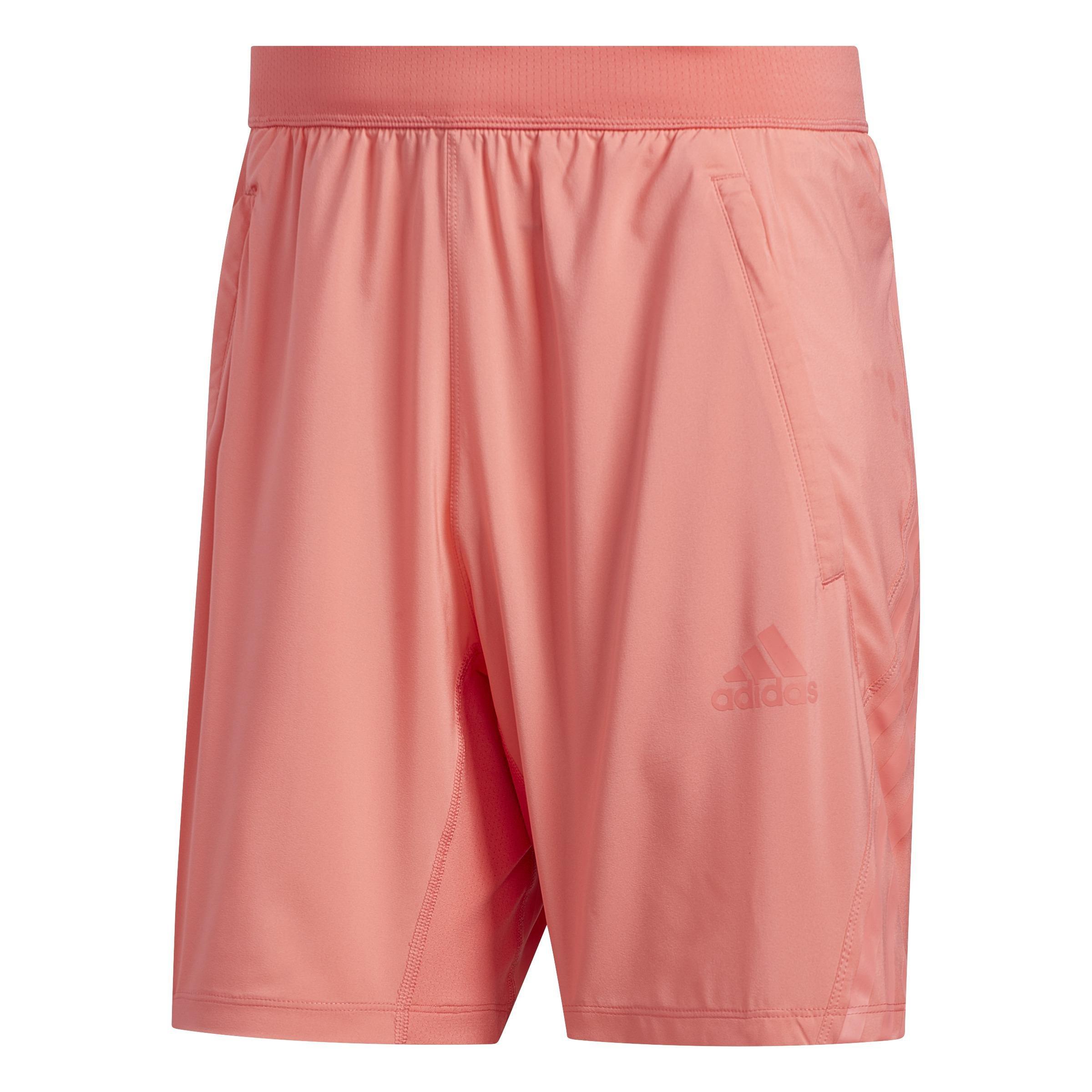 Aeroready 3-Stripes 8-Inch Shorts, Red, , large image number 1