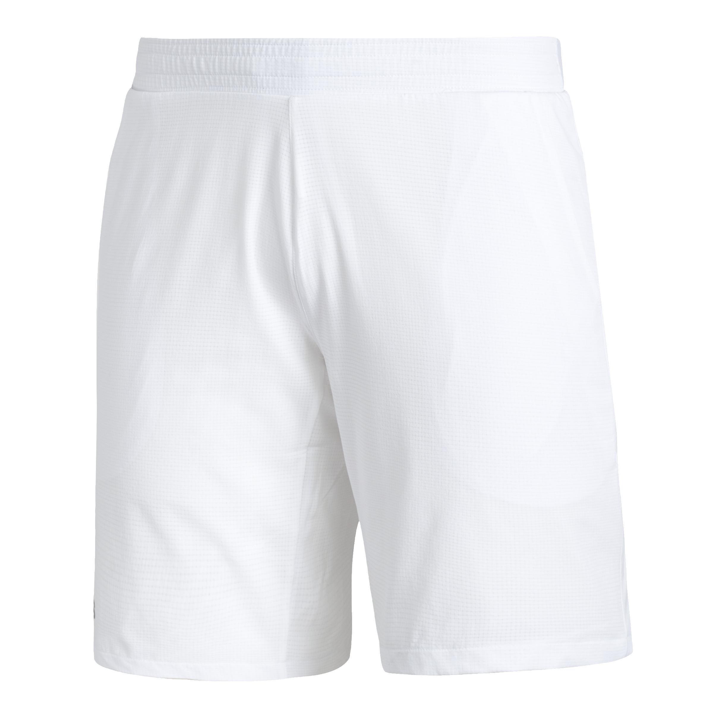 Men Club Stretch-Woven Tennis Shorts, White, A901_ONE, large image number 0