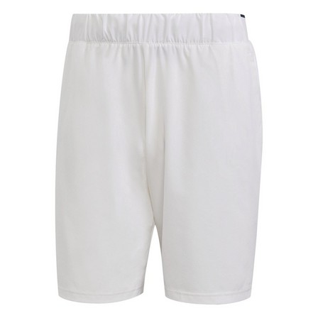 Men Club Stretch-Woven Tennis Shorts, White, A901_ONE, large image number 1