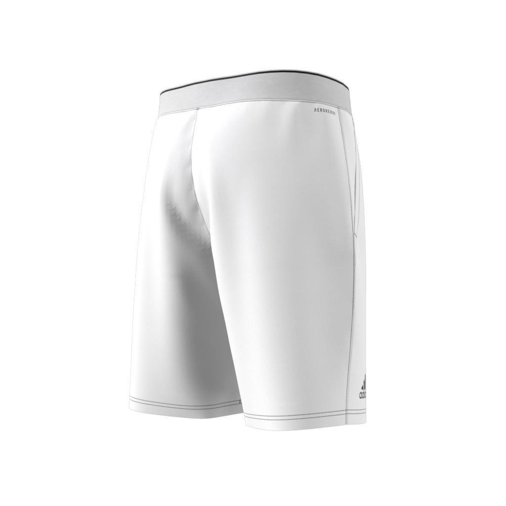 Men Club Stretch-Woven Tennis Shorts, White, A901_ONE, large image number 8