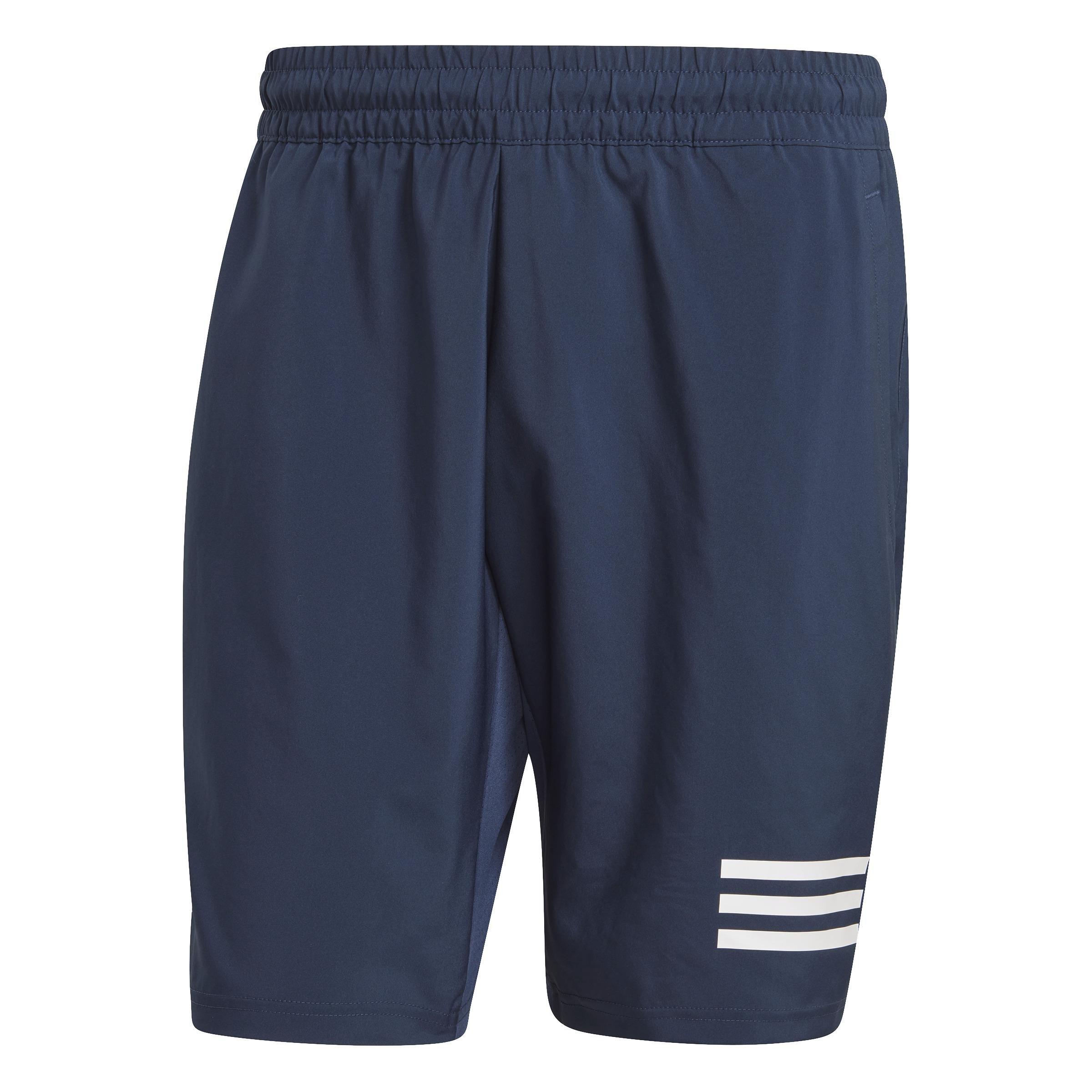 Club Tennis 3-Stripes Shorts, Blue, A901_ONE, large image number 1