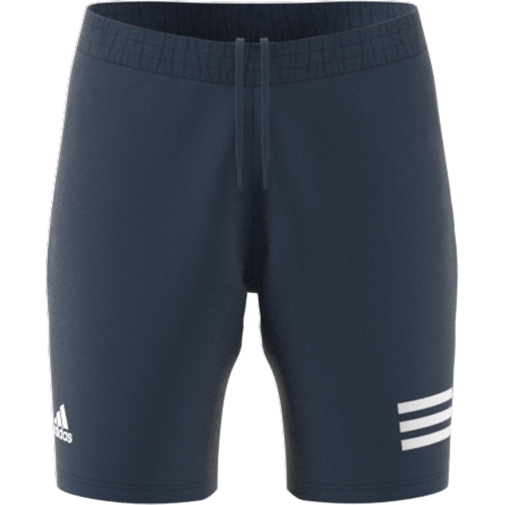 Club Tennis 3-Stripes Shorts, Blue, A901_ONE, large image number 2