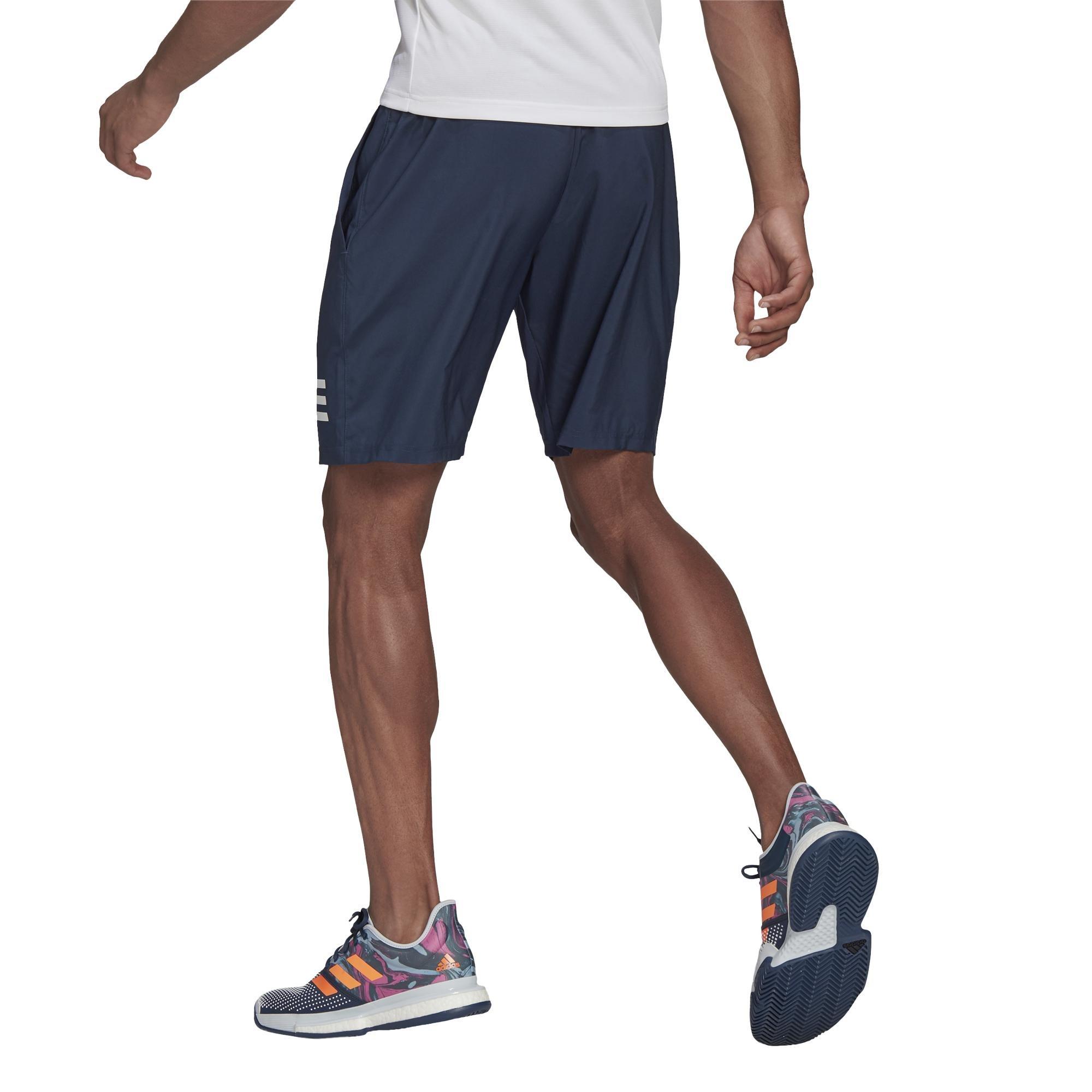 Club Tennis 3-Stripes Shorts, Blue, A901_ONE, large image number 5