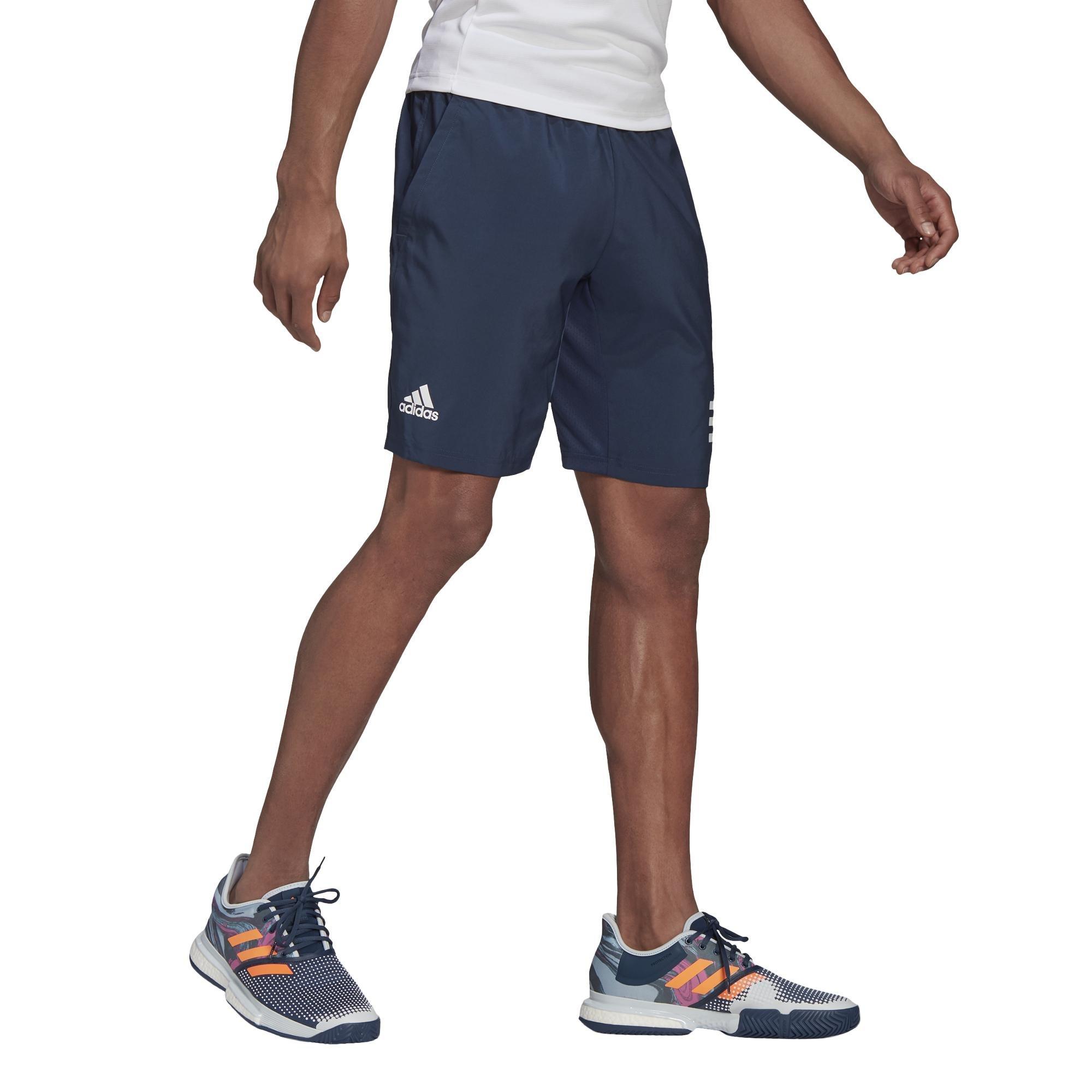 Club Tennis 3-Stripes Shorts, Blue, A901_ONE, large image number 20