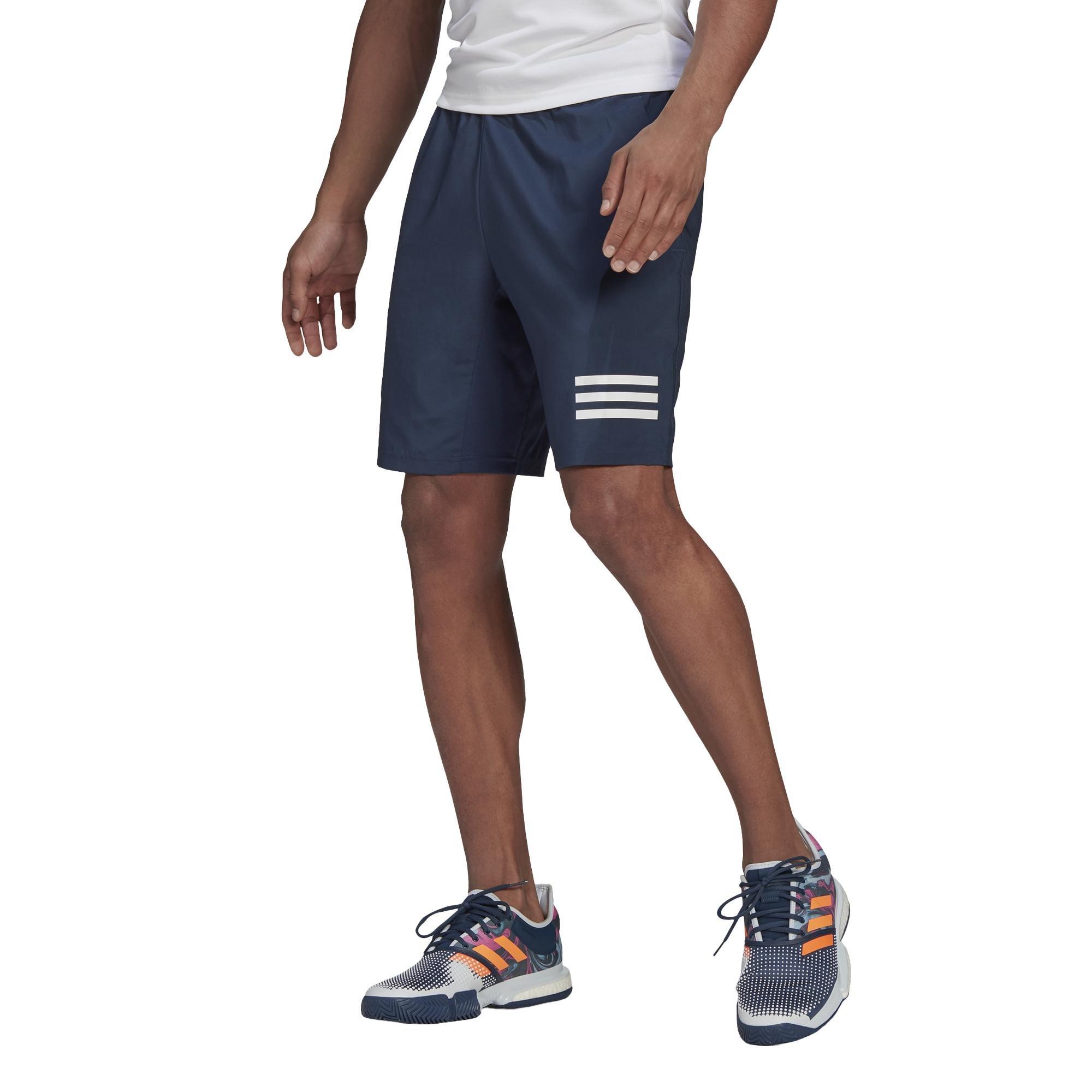 Club Tennis 3-Stripes Shorts, Blue, A901_ONE, large image number 21