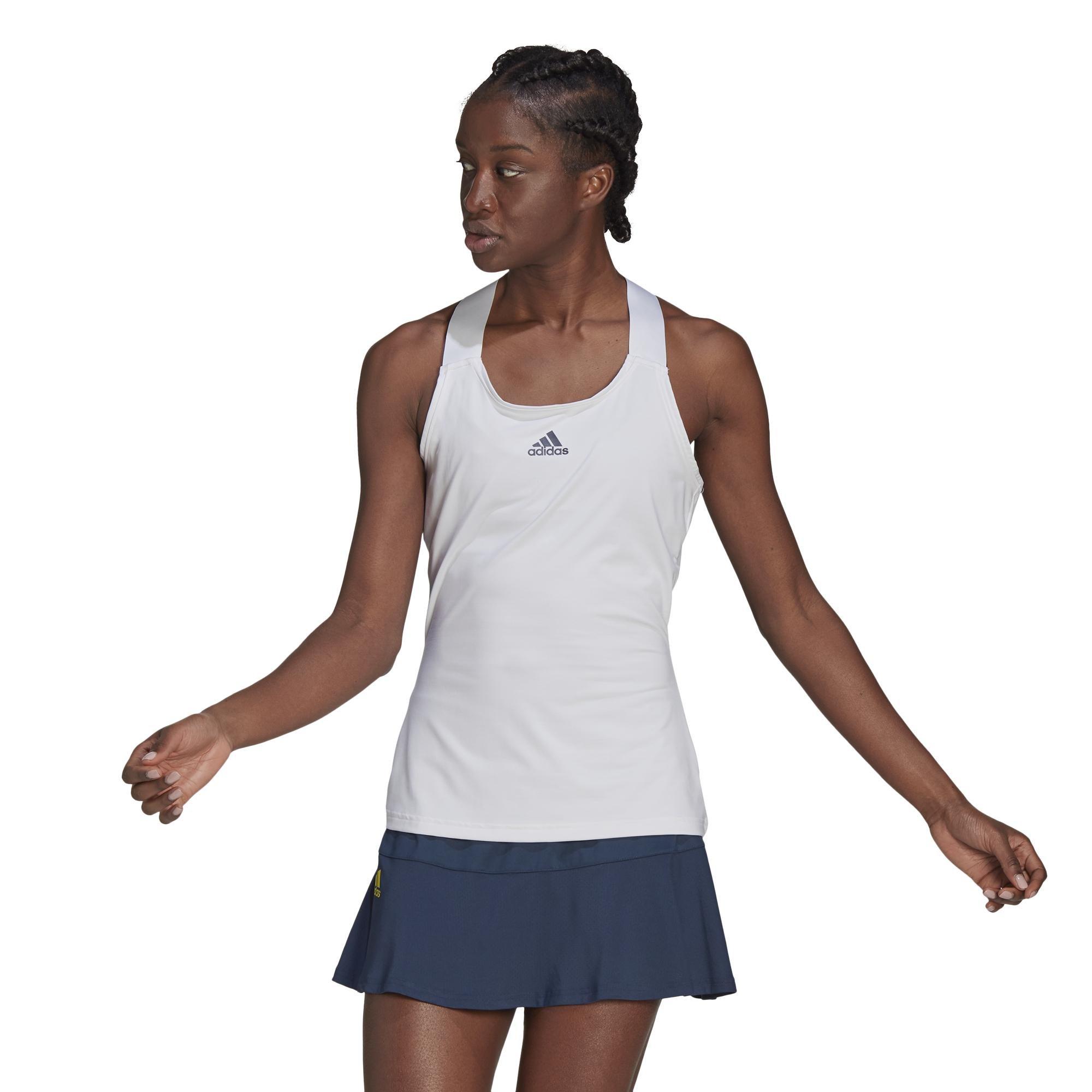 Tennis Y-Tank Top, White, A901_ONE, large image number 0