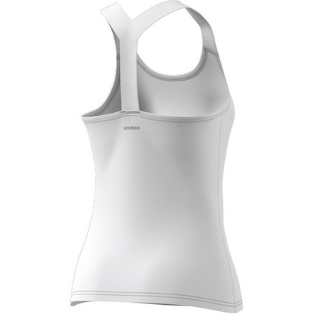 Women Tennis Y-Tank Top, White, A901_ONE, large image number 9