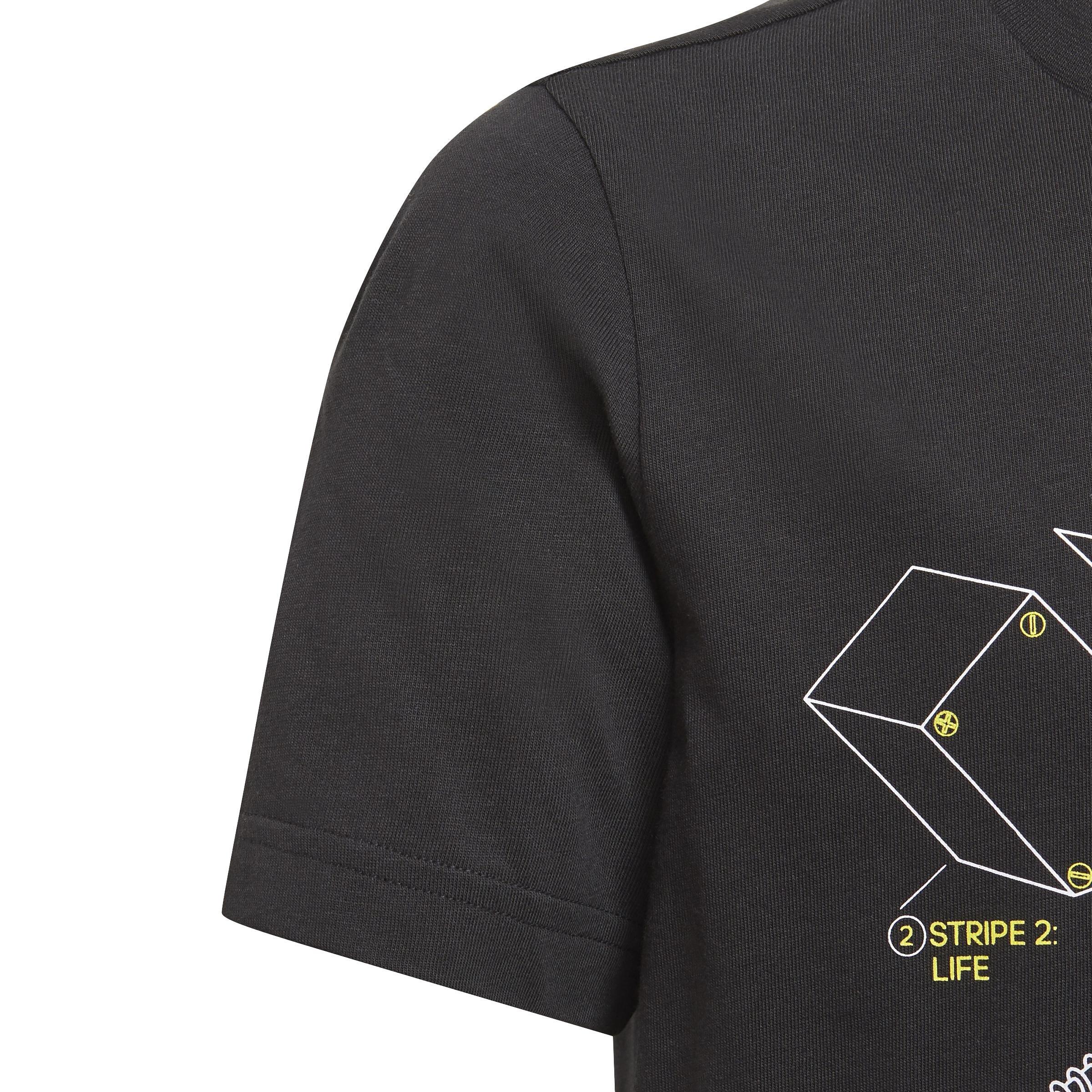 Kids Tech Sports Graphic T-Shirt, Black, A901_ONE, large image number 11