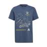 Kids Boys Tech Sports Graphic T-Shirt Crew, Navy, A901_ONE, thumbnail image number 5