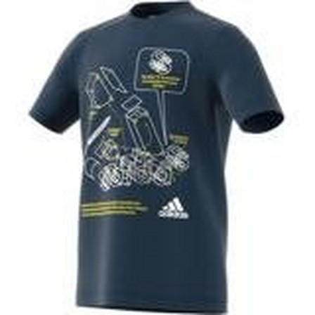 Kids Boys Tech Sports Graphic T-Shirt Crew, Navy, A901_ONE, large image number 20