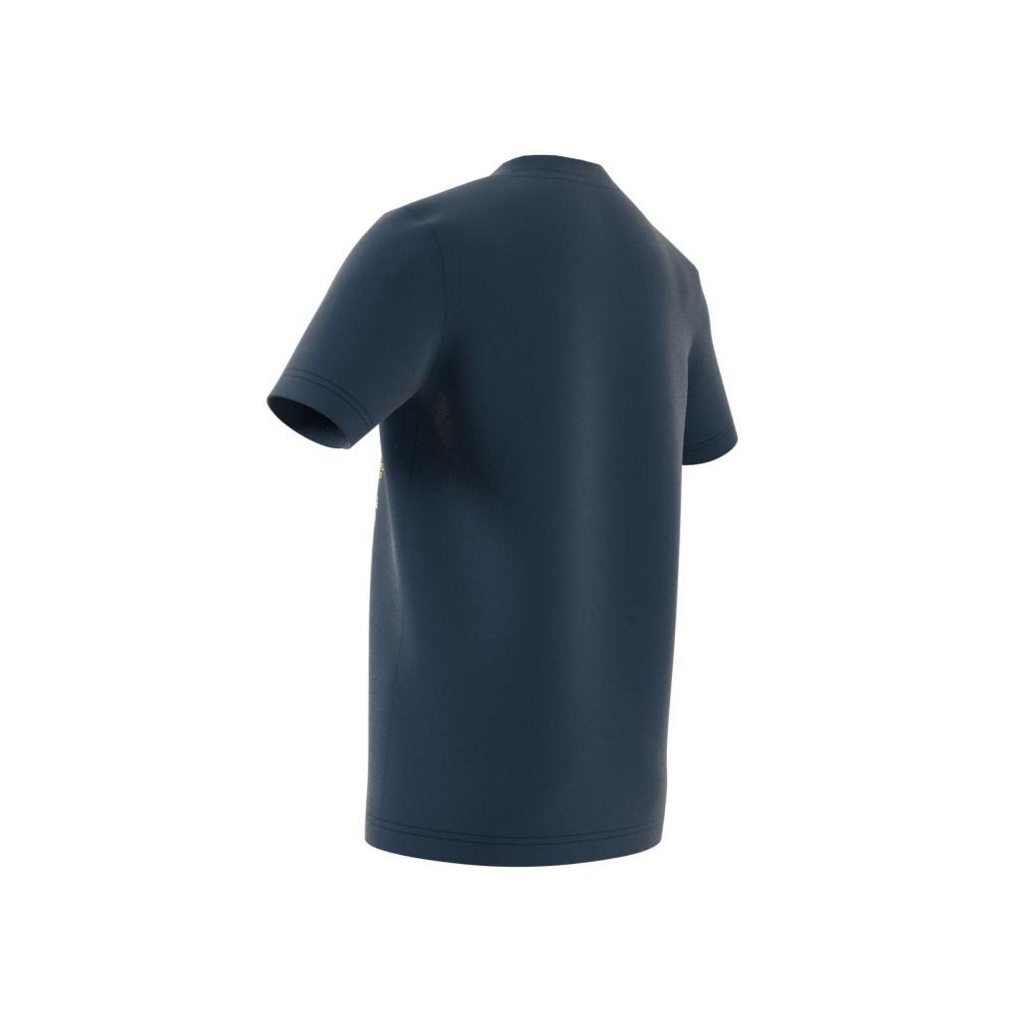 Kids Tech Sports Graphic T-Shirt Crew, Blue, A901_ONE, large image number 23