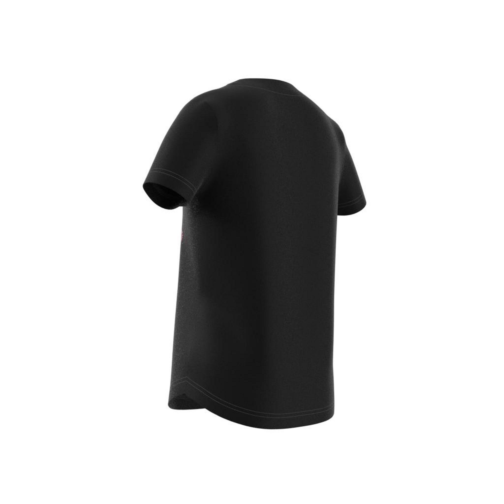 Kids Tropical Sports Graphic T-Shirt, Black, A901_ONE, large image number 10