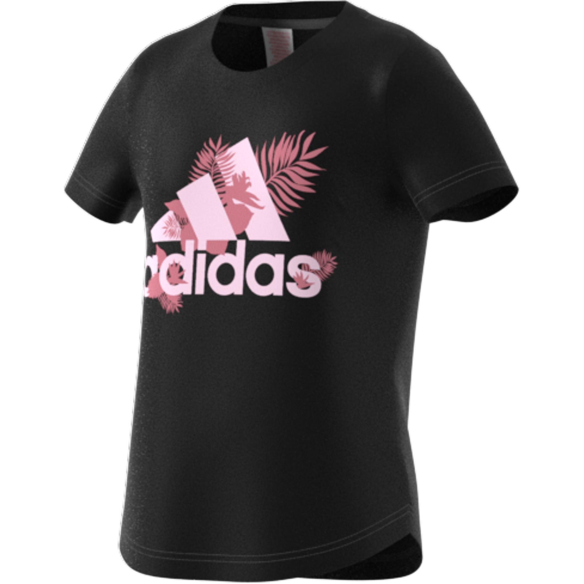Kids Tropical Sports Graphic T-Shirt, Black, A901_ONE, large image number 11
