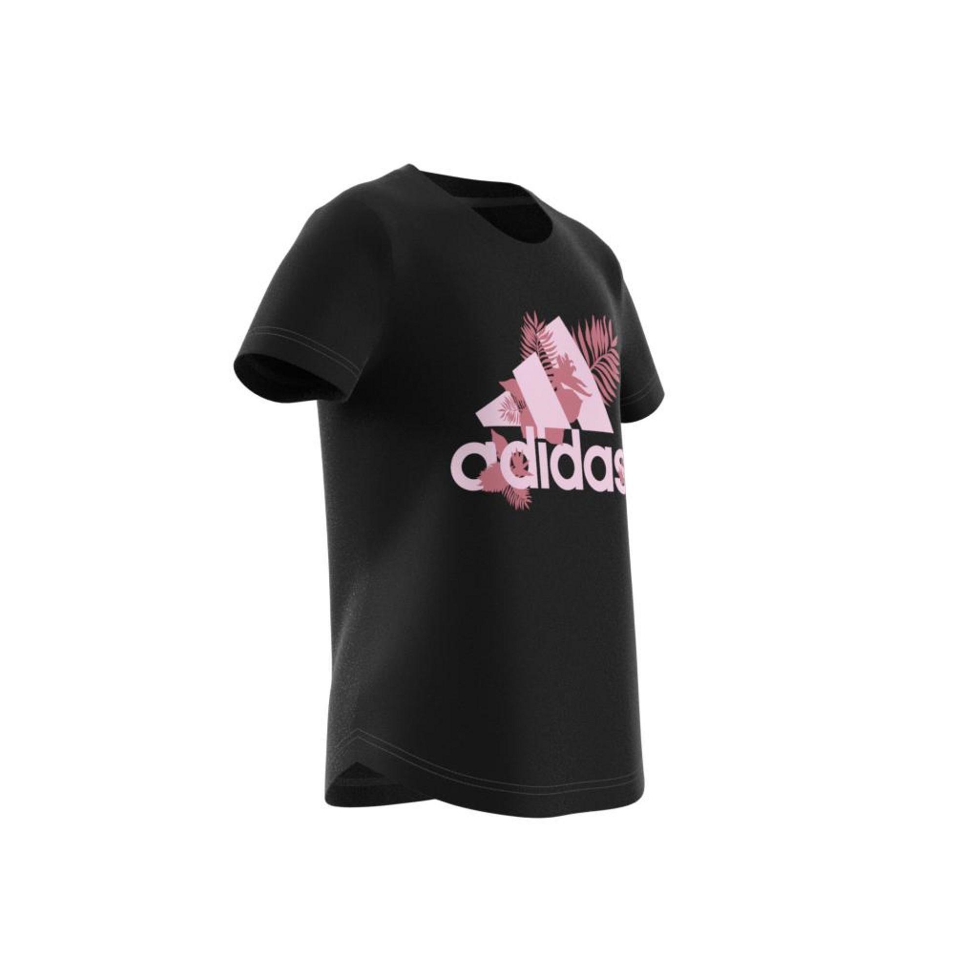 Kids Tropical Sports Graphic T-Shirt, Black, A901_ONE, large image number 15