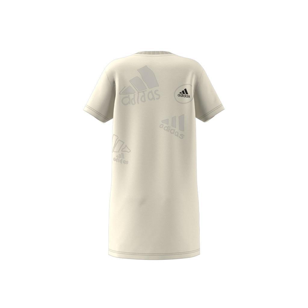 Logo Tee Dress, Beige, , large image number 5