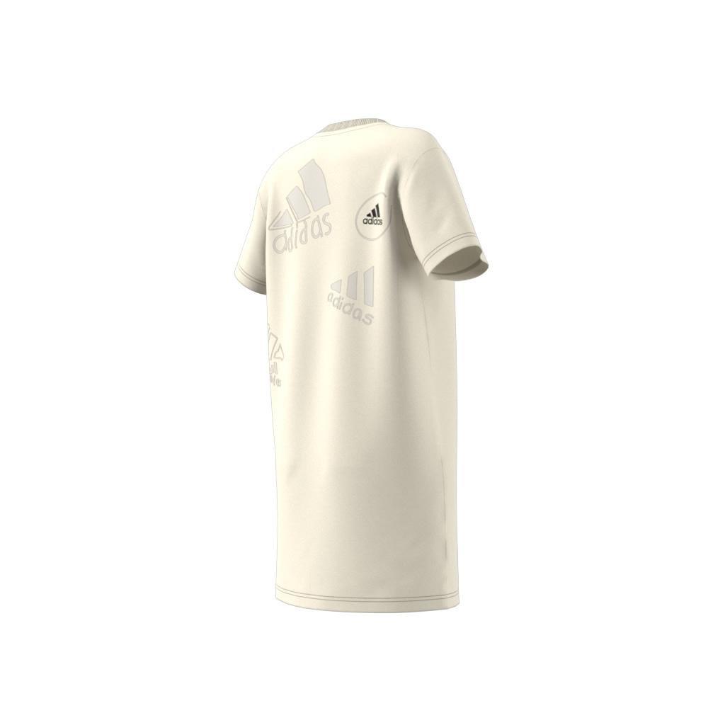 Logo Tee Dress, Beige, , large image number 7
