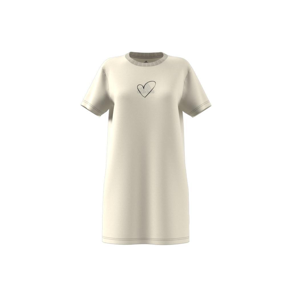 Logo Tee Dress, Beige, , large image number 8