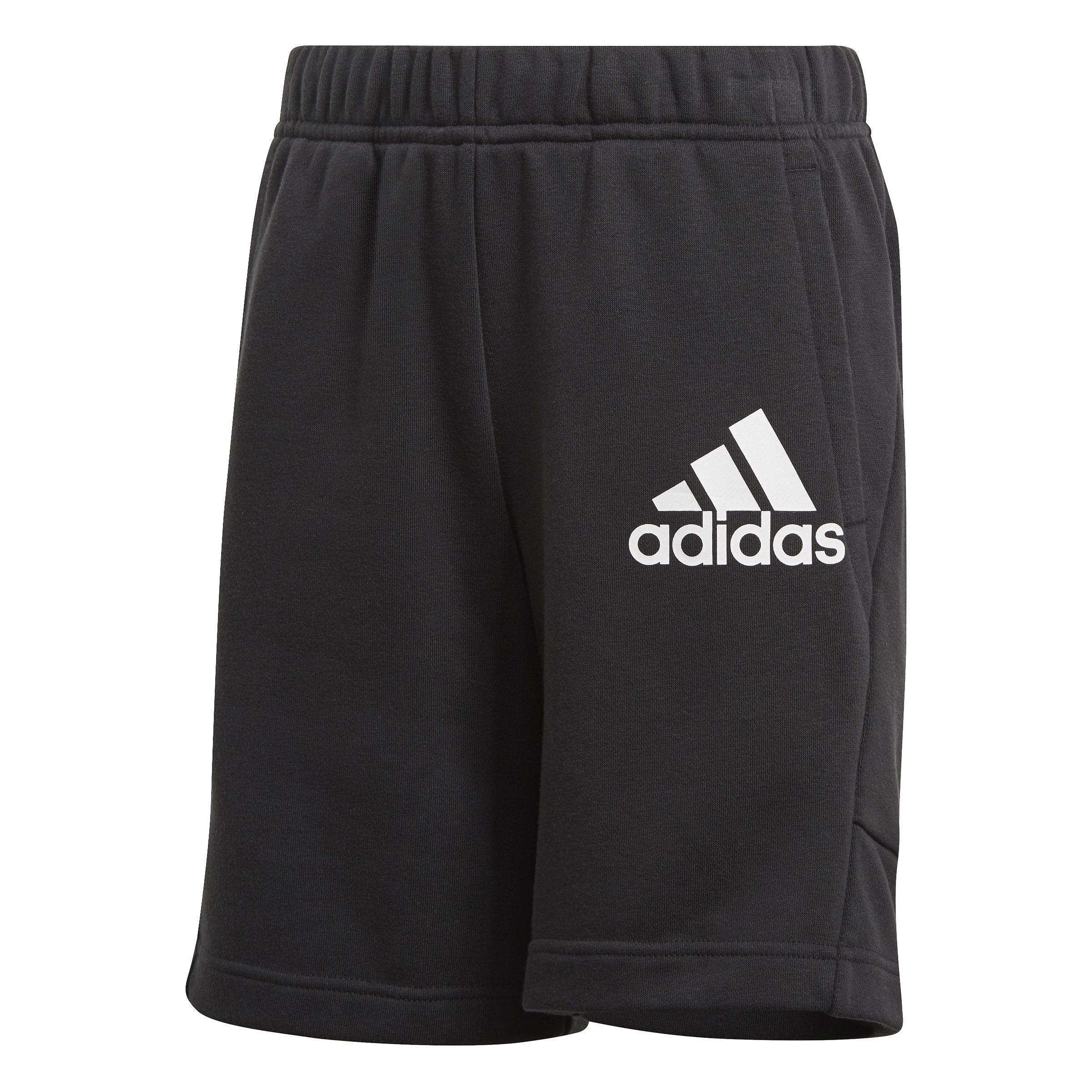 Kids Badge Of Sport Shorts, Black, A901_ONE, large image number 0