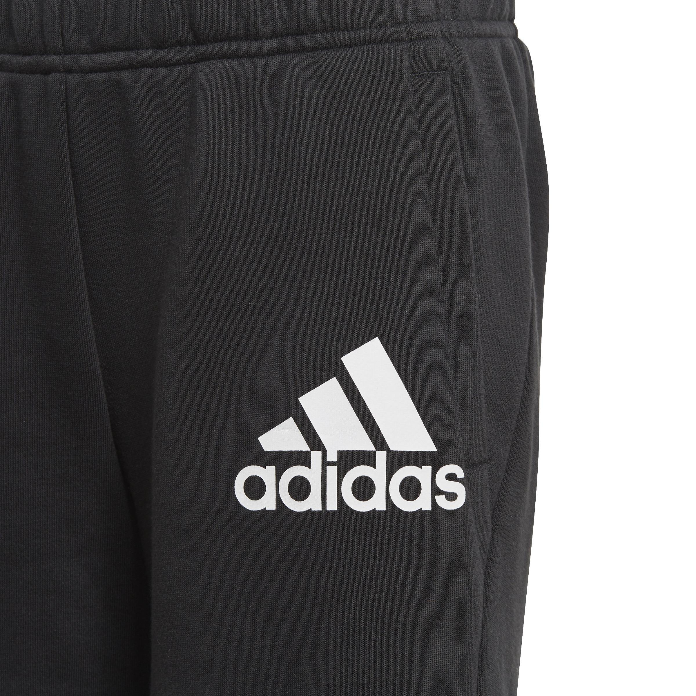 Kids Badge Of Sport Shorts, Black, A901_ONE, large image number 1