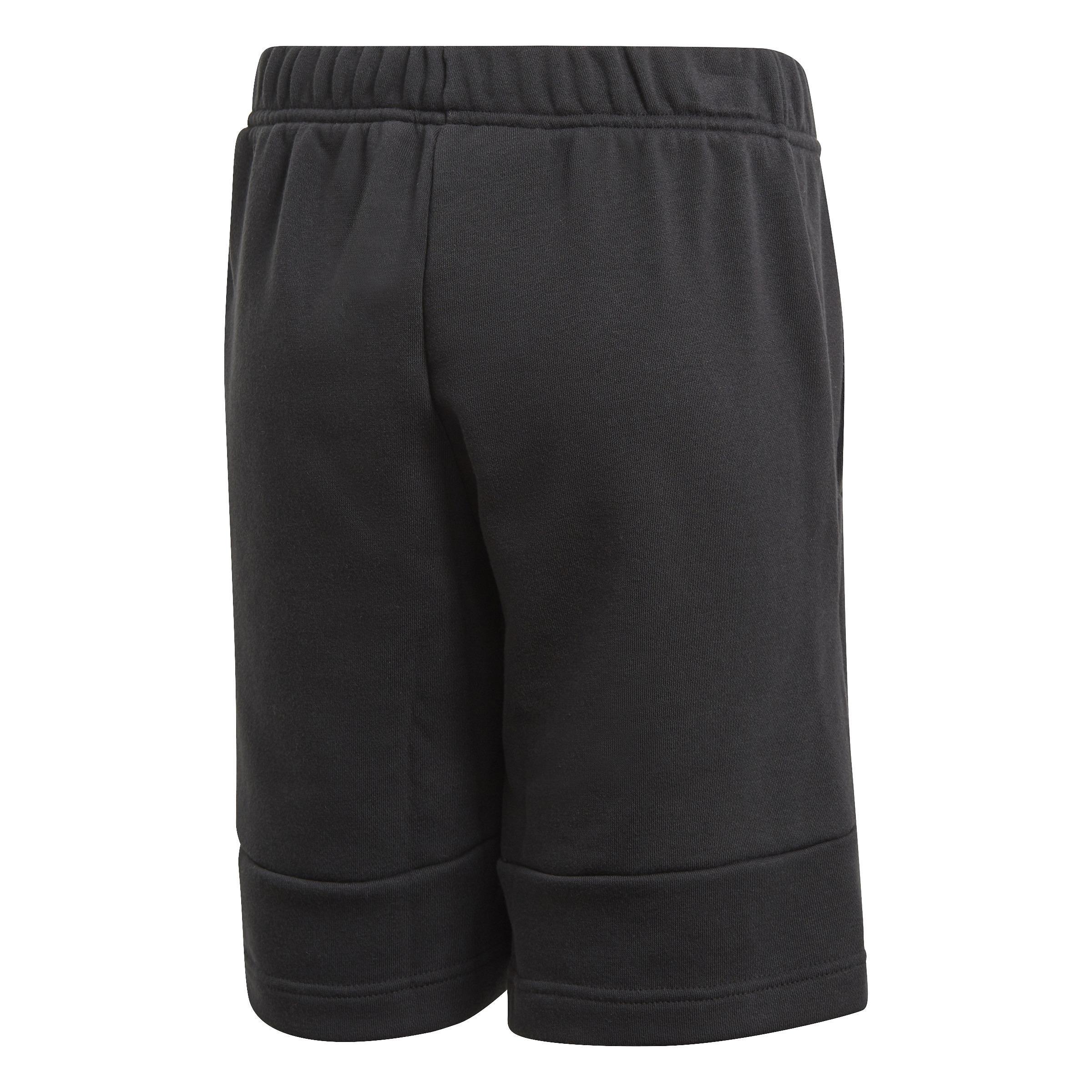 Kids Badge Of Sport Shorts, Black, A901_ONE, large image number 2