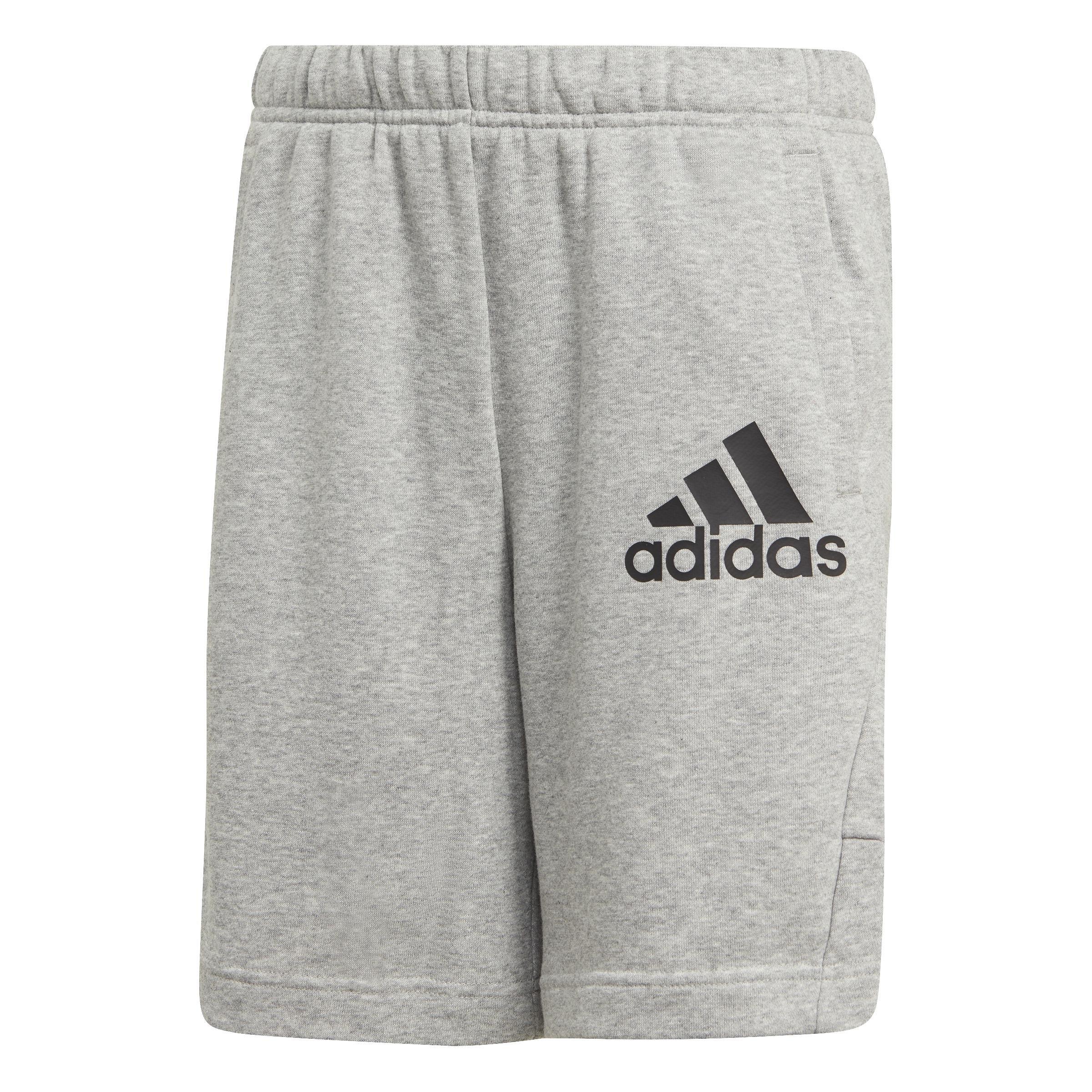 Kids Badge Of Sport Shorts, Grey, A901_ONE, large image number 0