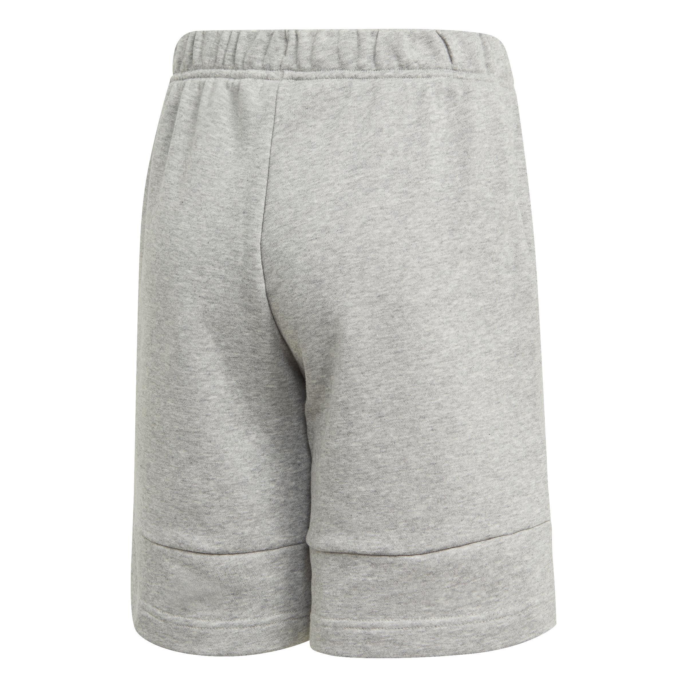 Kids Badge Of Sport Shorts, Grey, A901_ONE, large image number 2
